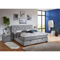 PAT BOX MAYA B - gri, Konventionell, plastic/lemn (180/200cm) - Modern Living