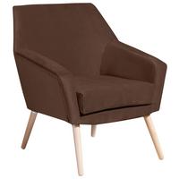 SESSEL ALEGRO - Buchefarben/Braun, Design, Holz/Textil (67/81/71cm) - Max Winzer