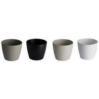 Mască pentru ghiveci LUISA -BASED - alb/negru, Modern, ceramică (12/10cm) - Best Price