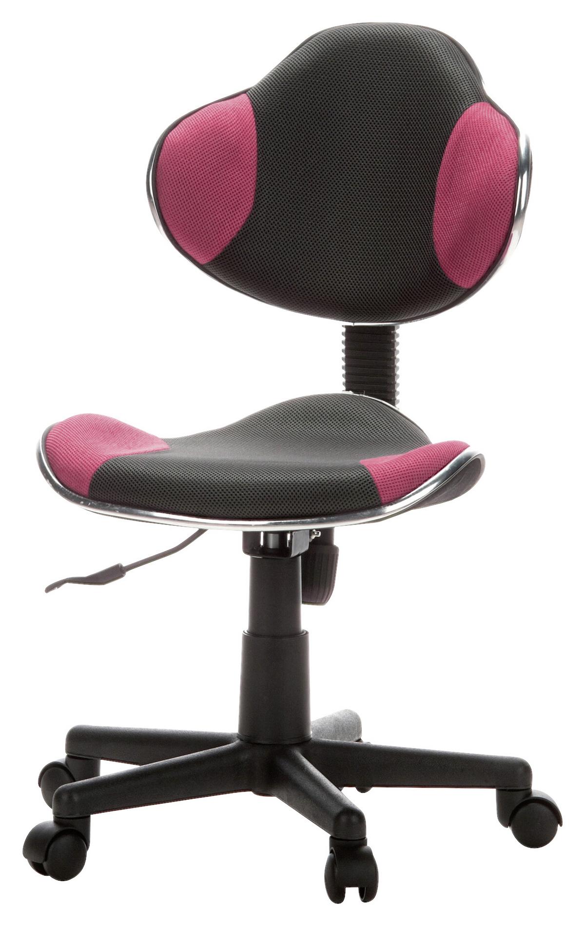 Mladinski Vrtljivi Stol Kiddy Gti 2, Siva, Roza - pink/siva, Basics, umetna masa (45/86-101/42cm) - MID.YOU