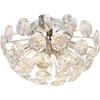 DECKENLEUCHTE CECILIA - Klar/Chromfarben, Basics, Glas/Metall (39/39/22cm)