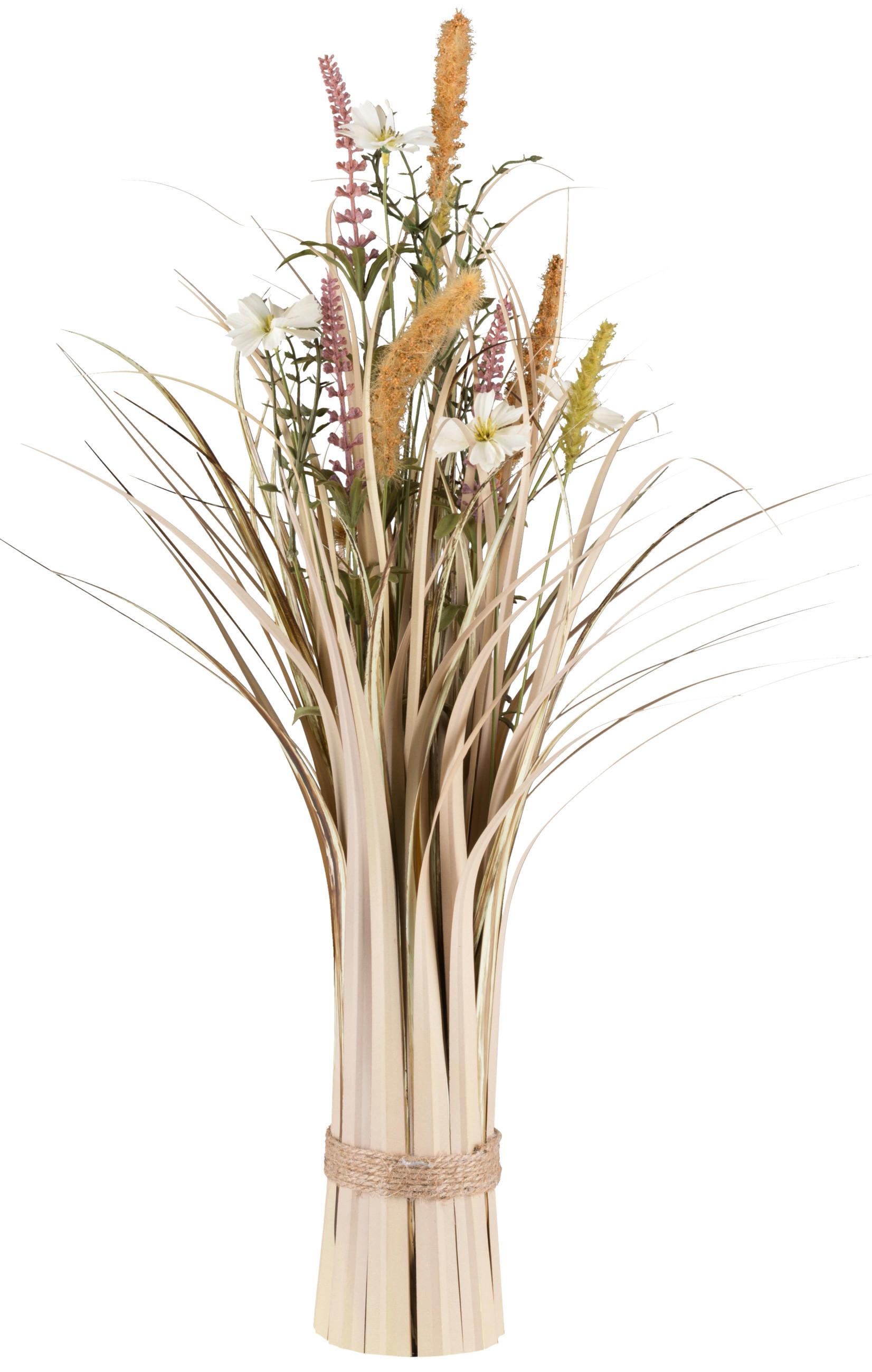 Dekor Növény Autumn - fehér, Konventionell, műanyag (63cm) - Modern Living