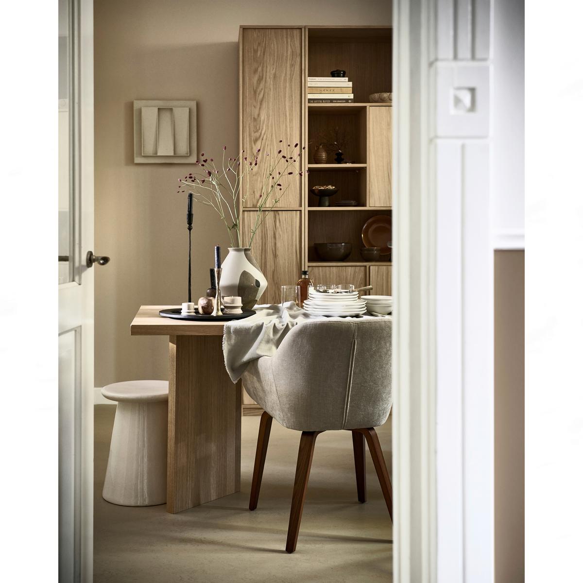 Armlehnstuhl-Set Base Sandfarben B: 58cm - Sandfarben/Braun, MODERN, Textil/Metall (58/80/58cm) - Livetastic
