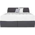 Postelja Z Vzmetnico 160x200 Cm Starline - antracit, tekstil/leseni material (160/200cm) - Premium Living Postelja Z Vzmetnico 160x200 Cm Starline - antracit, tekstil/leseni material (160/200cm) - Premium Living