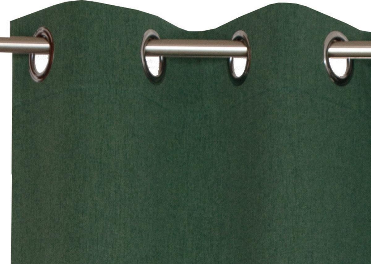 ZASŁONA NA PRZELOTKACH E-HARP ESPRIT - ciemnozielony, Basics, tkanina (140/250cm) - Esprit