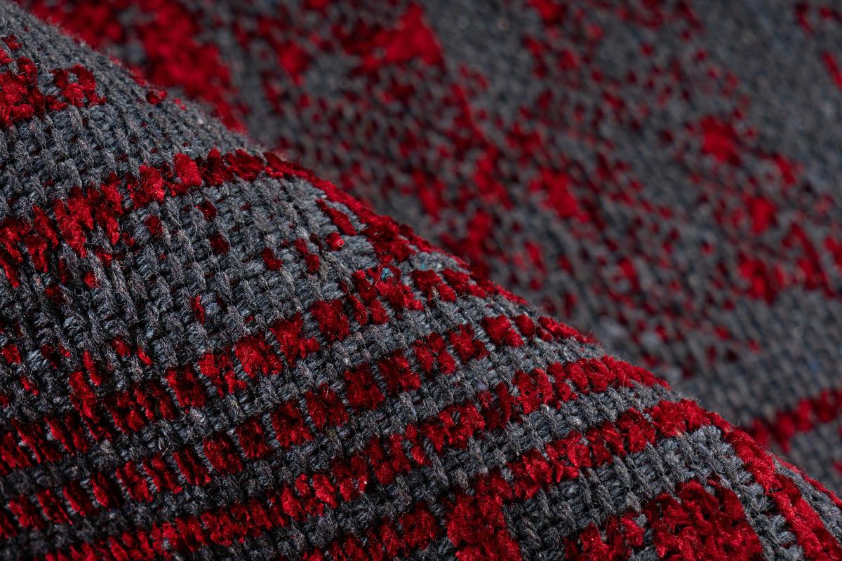 Flachwebeteppich Kalevi 300 - Rot, Konventionell, Textil (120/170cm) - Kayoom