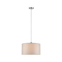 Hängeleuchte Tessa in Creme max. 60 Watt - Creme, Design, Textil/Metall (45/110cm) - Paulmann