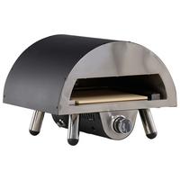 Pizzaofen Sentosa ca. 52x39x49 cm Schwarz - Schwarz, KONVENTIONELL, Metall (52/39/49cm) - Gardenson