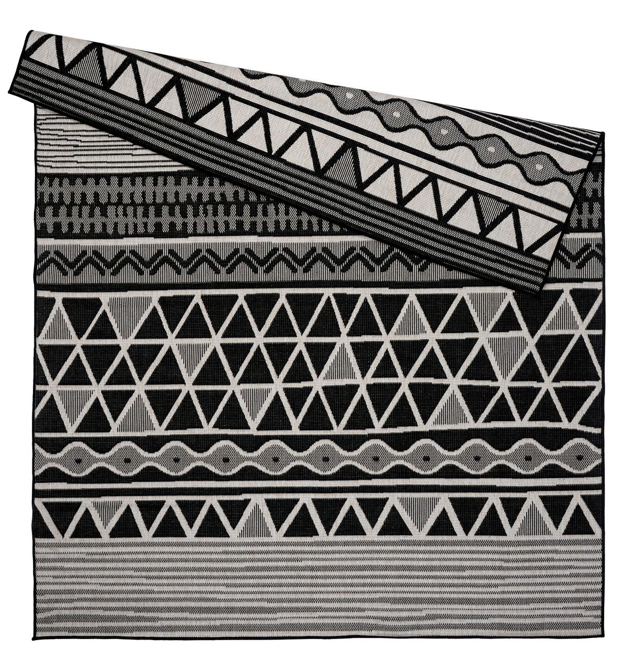 Flachwebteppich in Grau ca. 120x170cm - Grau, MODERN, Textil (120/170cm) - Modern Living