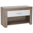 Klop S Predalom Malta - črna/bela, Moderno, umetna masa (80/49/36cm) - Mömax modern living Klop S Predalom Malta - črna/bela, Moderno, umetna masa (80/49/36cm) - Mömax modern living