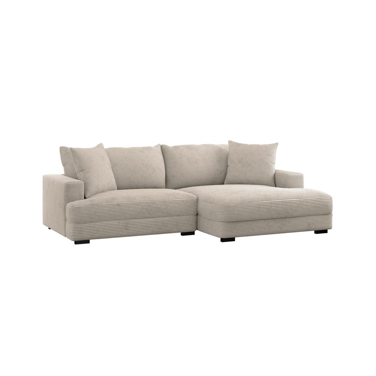 Coltar PELLE - bej, Modern, textil (265/180cm)