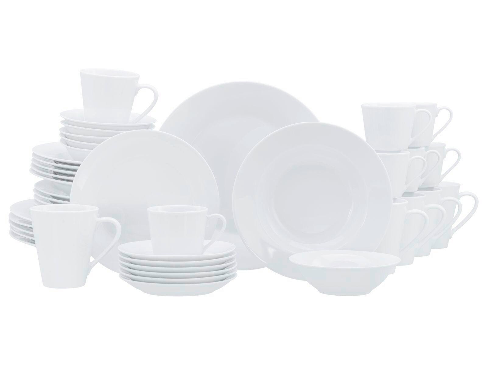 Kombinirani Servis Base, 42-Delni - bela, Basics, keramika - Creatable