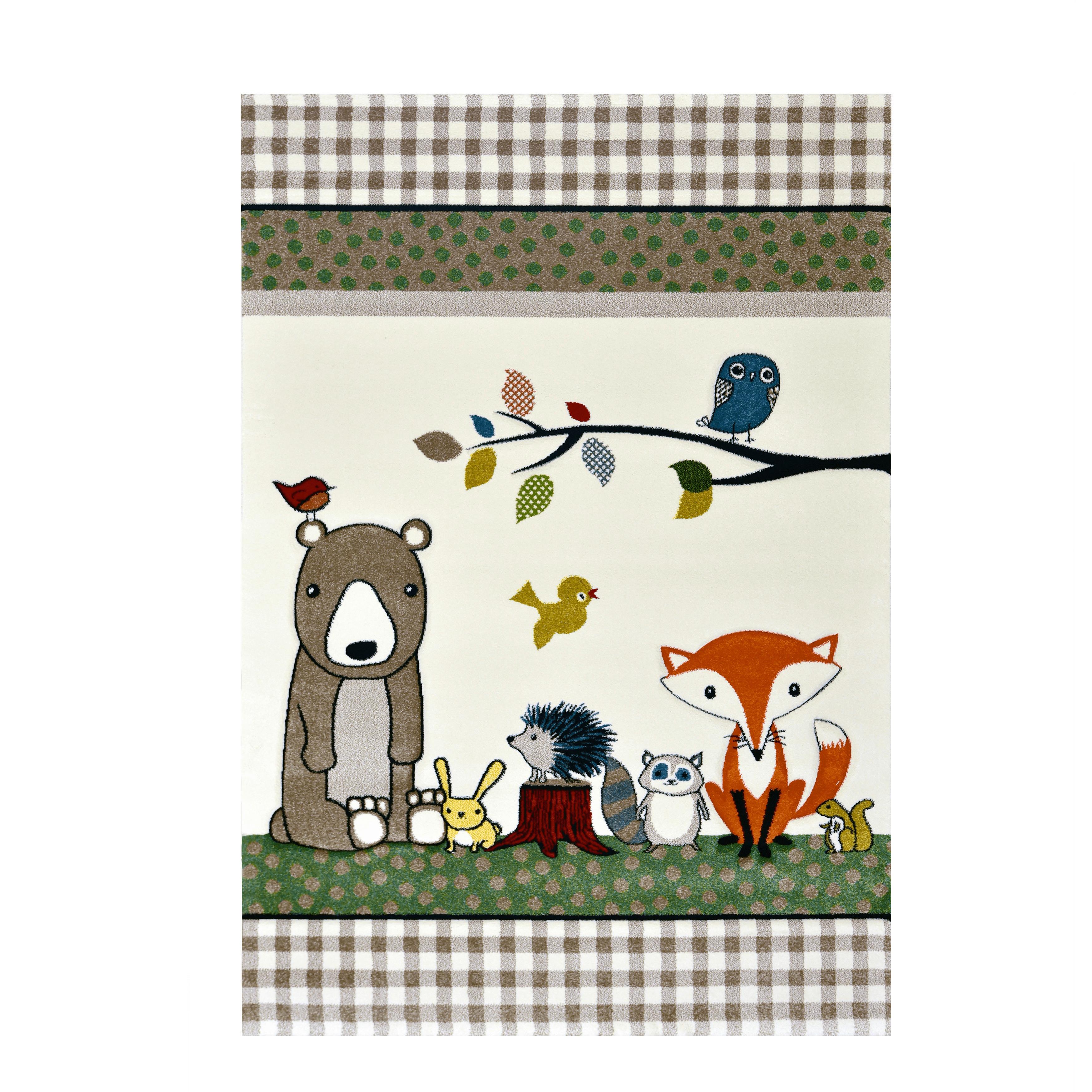 Kinderteppich Diamond Kids Creme ca. 160x230cm - Creme, KONVENTIONELL, Textil (160/230cm)