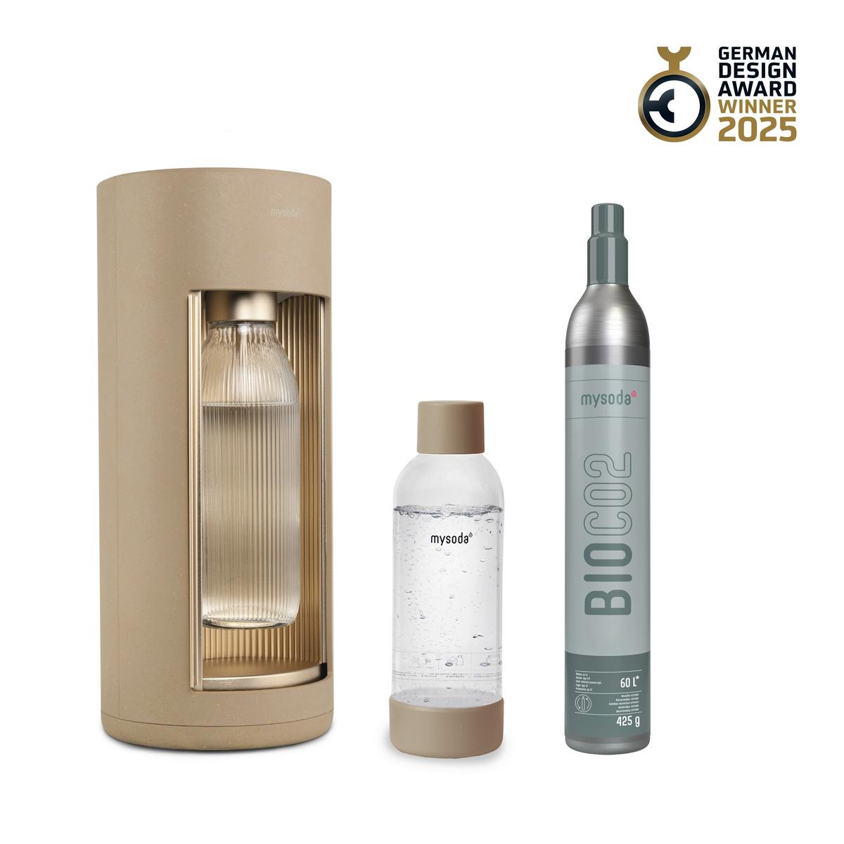 SATURATOR EUR-GL004F-DO-ND GLASSY - greige, Basics, materiał drewnopochodny/tworzywo sztuczne (18.8/44.5cm) - mysoda