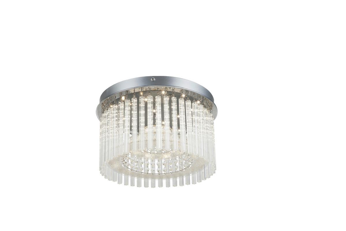 Stropna Led-svetilka Joyce, S Sijalko - Design, kovina/umetna masa (37/23cm) - Globo