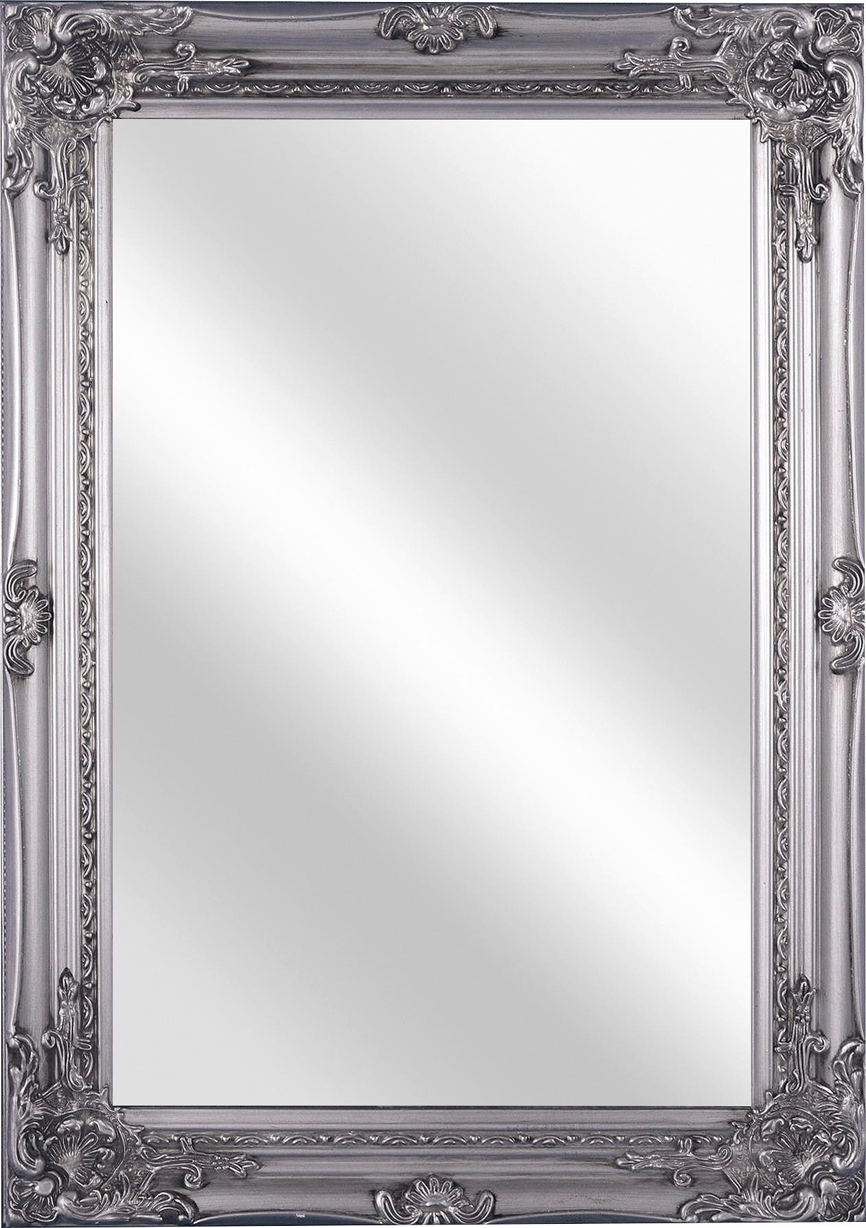 Ogledalo Zidno Walter - srebrne boje, Modern, staklo/drvni materijal (50/70/3,5cm)