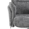 RELAXFÅTÖLJ STAR - vit/grafitfärgad, Modern, metall/textil (72/107-95/86-110cm) - Mömax