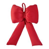 Dekohänger Bowy Rot - Rot, Textil (38/22cm) - Mömax