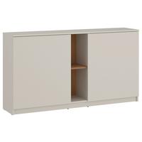 Komoda Fano - kašmir/boje hrasta, Moderno, drvni materijal/plastika (150/84,8/40cm) - Modern Living