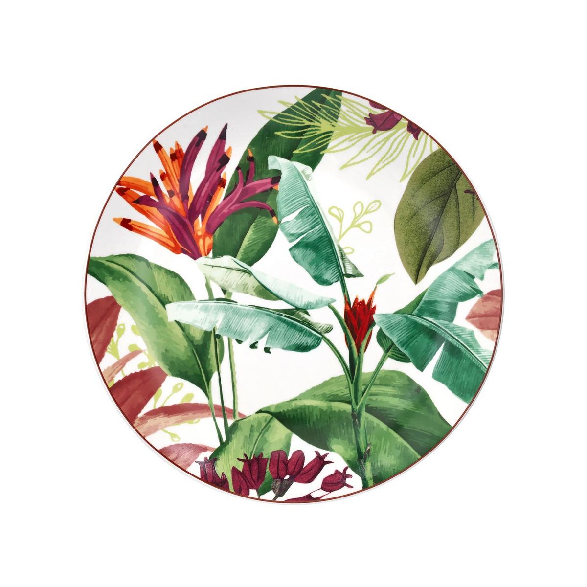 Étkészlet Madison Tropicalia - színes, kerámia (36,5/28,5/21cm) - Tognana