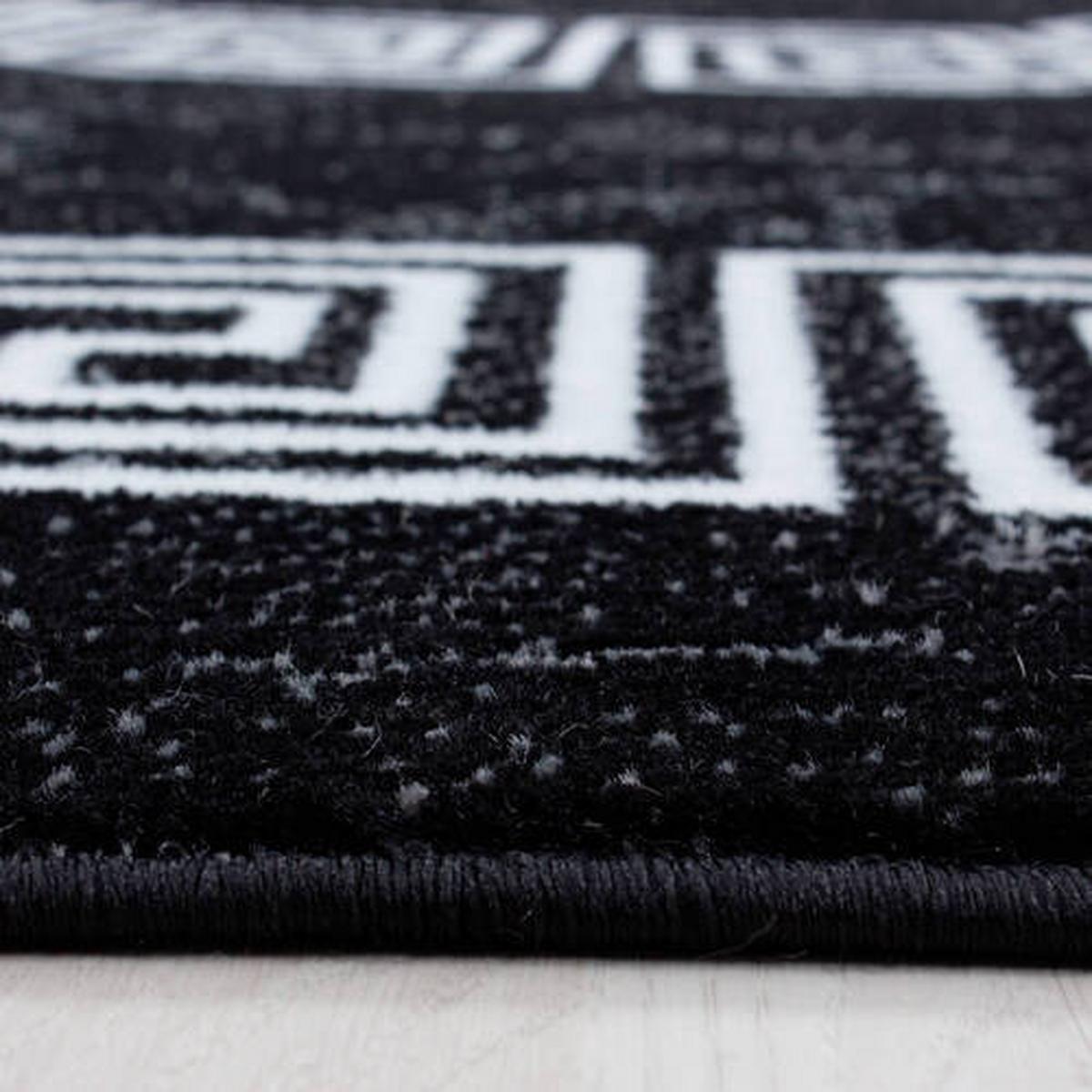 Webteppich Plus Schwarz ca. 140x200cm - Schwarz, Basics, Textil (140/200cm) - Novel