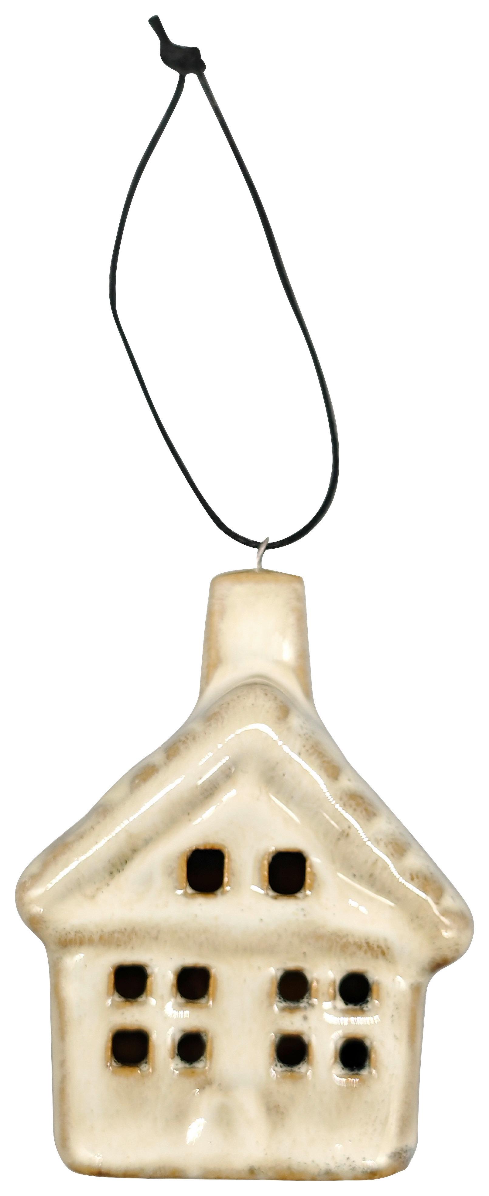 Dekohänger Homie Creme - Creme, KONVENTIONELL, Keramik/Textil (5/6,3/3,8cm) - Mömax