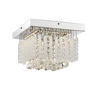 Stropna Led-svetilka Mathilda, S Sijalko - Design, kovina/steklo (25/25/15cm) - Globo