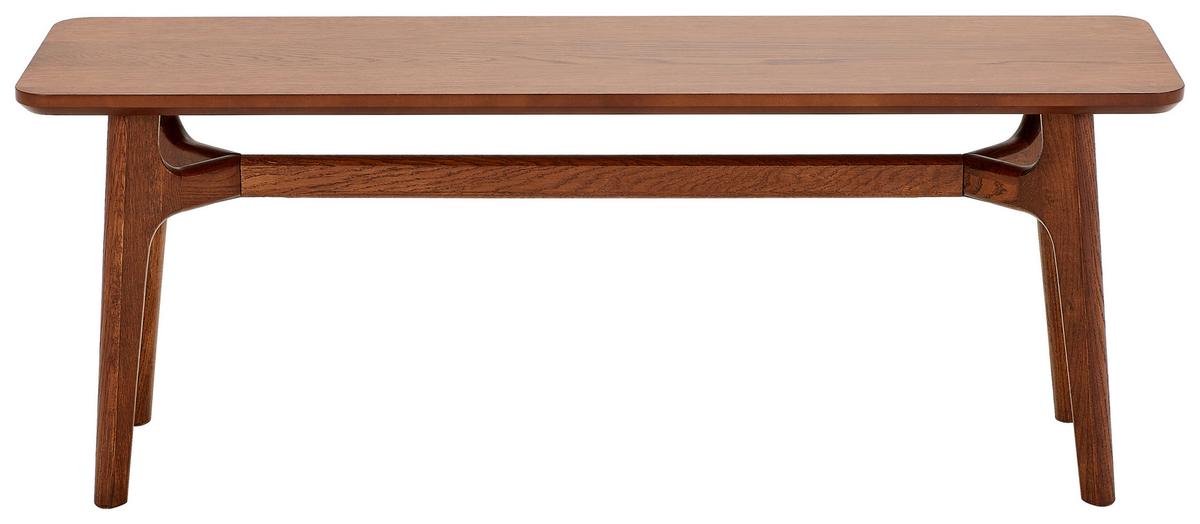 ŁAWKA JULIA - kolor orzecha włoskiego, Konventionell, materiał drewnopochodny (120/45/35cm) - MID.YOU