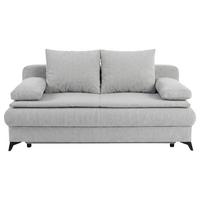 Schlafsofa Ken Grau - Schwarz/Grau, KONVENTIONELL, Holzwerkstoff/Kunststoff (209/90/105cm) - Based