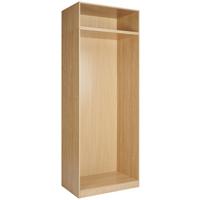 Kleiderschrankkorpus in Eichefarben - Eichefarben, Modern, Holzwerkstoff (91,1/242,2/56,5cm) - Based
