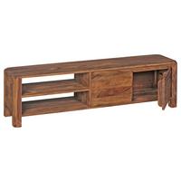 LOWBOARD BOHA - Sheeshamfarben, Konventionell, Holz (140/40/35cm) - MID.YOU