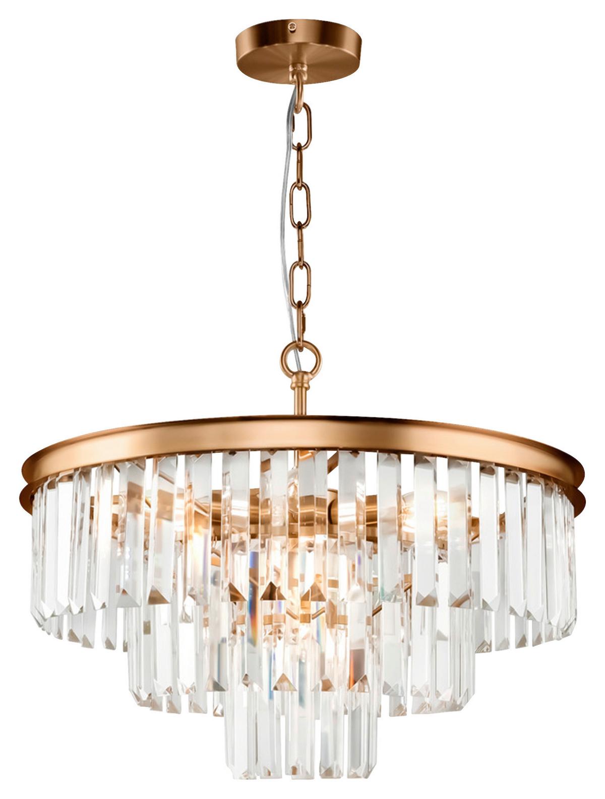 Pendelleuchte Revero Messingfarben max. 40 Watt - Messingfarben, Trend, Glas/Metall (50/40/50cm) - MAYTONI