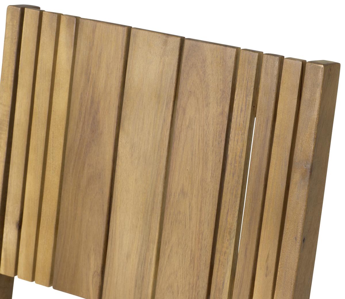 Balkonmöbel Set Falun Echtholz Akazie - Akaziefarben, KONVENTIONELL, Holz - Siena Garden