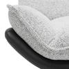 FÅTÖLJ AUDREY - svart/cremefärgad, Modern, metall/trä (82/104/89cm) - Mömax