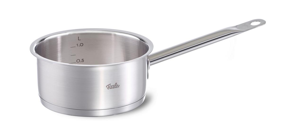 RONDEL Z RĄCZKĄ 084-153-16-105/0 FISSLER - kolor srebrny, Basics, metal (16cm) - Fissler