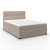 Boxbett Marco ca. 160x200 cm Taupe - Taupe/Schwarz, MODERN, Holz/Kunststoff (160/200cm) - Bessagi Home