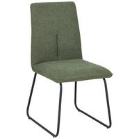 KRZESŁO MARTY - zielony/czarny, Design, metal/tkanina (48/90/63cm) - Xora