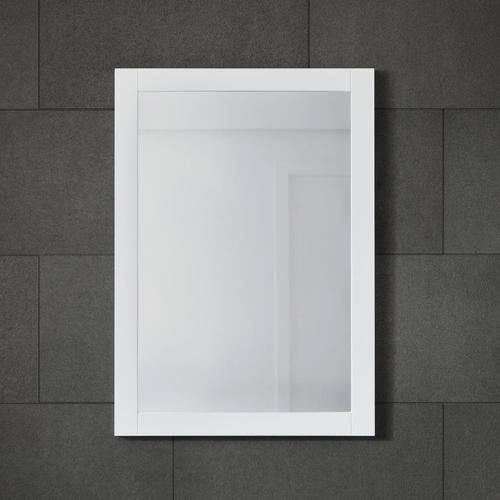 KOSMETIKSPIEGEL Weiß 'Rico' - Weiß, MODERN, Glas/Holz (48/68/1,50cm) - Bessagi Home