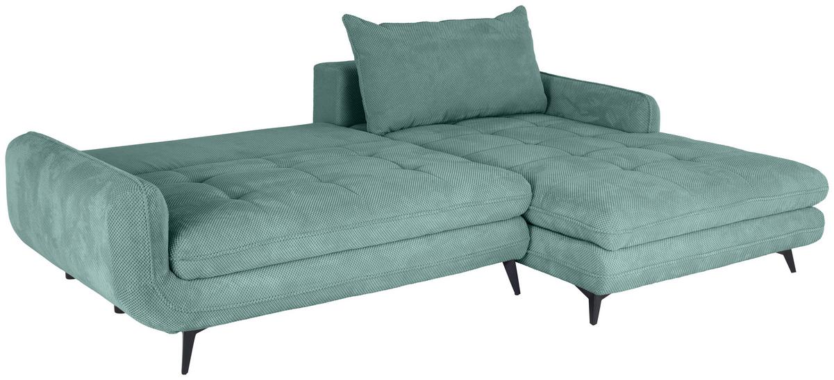 Coltar WAVE - turcoaz, Modern, lemn/metal (266/189cm) - Modern Living