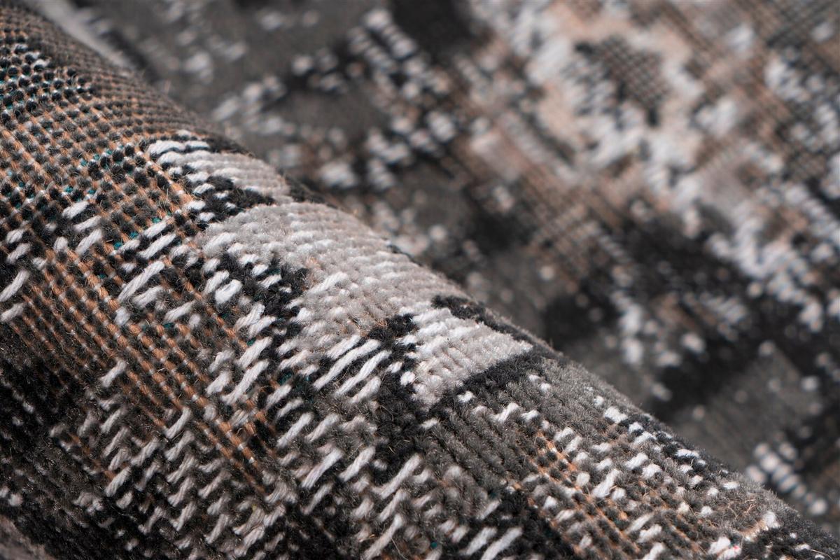 FLACHWEBETEPPICH ARIYA 325 GRAU 120CM X 170CM - Grau, Design, Textil (120/170cm) - Kayoom