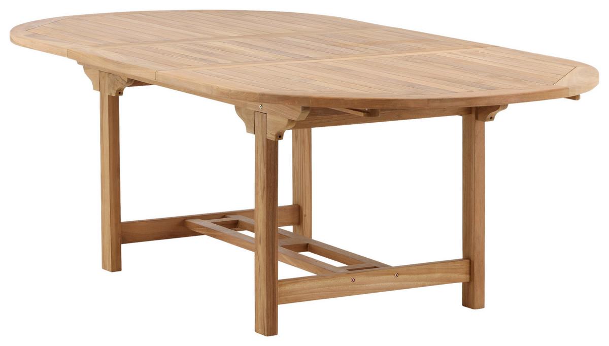 GARTENTISCH KENYA - Teakfarben, KONVENTIONELL, Holz (180/120/75cm) - Gardenson