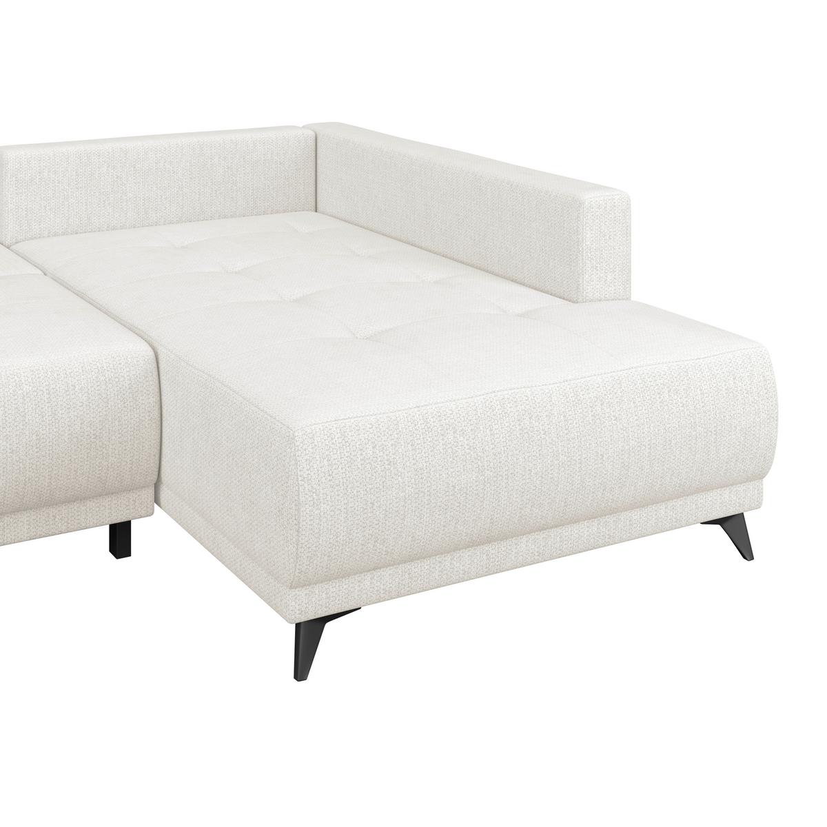 Kutna Garnitura Texas - crna/krem, Konvencionalno, drvo (259/203cm)