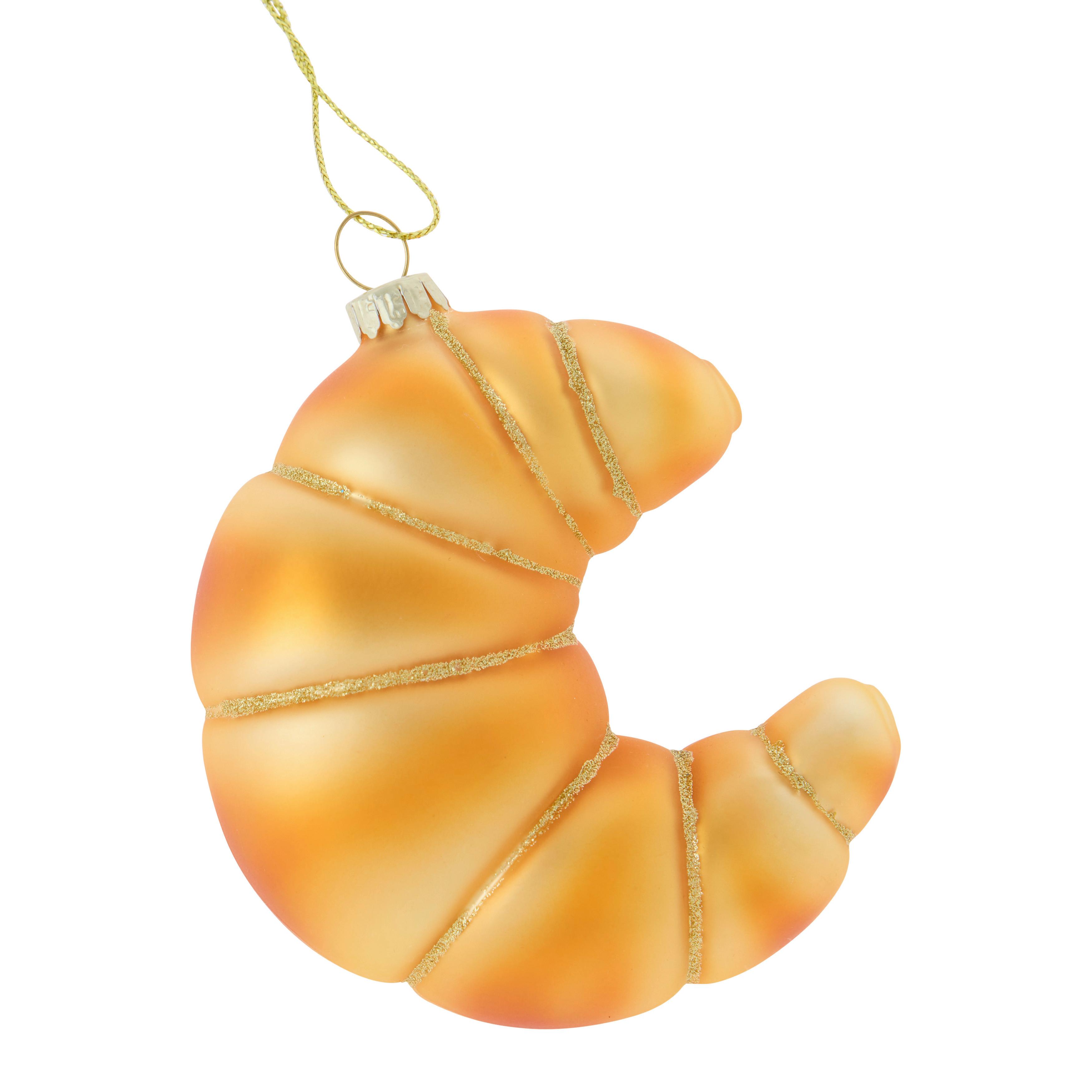 Christbaumanhänger Figures Goldfarben - Goldfarben, Glas/Textil (8/9,5/4cm) - Mömax