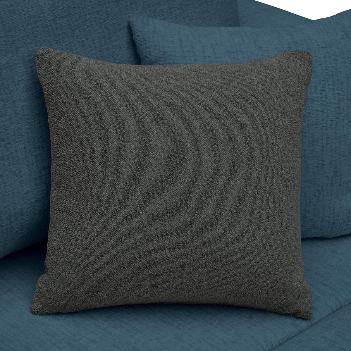 Schlafsofa Bologna Dunkelblau - Schwarz/Dunkelblau, Kunststoff/Textil (245/74-90/104cm) - Mömax