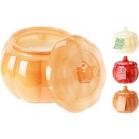 Gyertya Üvegben Fedéllel Pumpkin 2 - többszínű, Üveg (11,8/8cm)