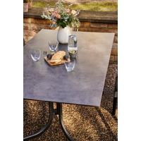 GARTENKLAPPTISCH K95703 - Anthrazit, KONVENTIONELL, Holzwerkstoff/Kunststoff (160/90/71cm) - Siena Garden