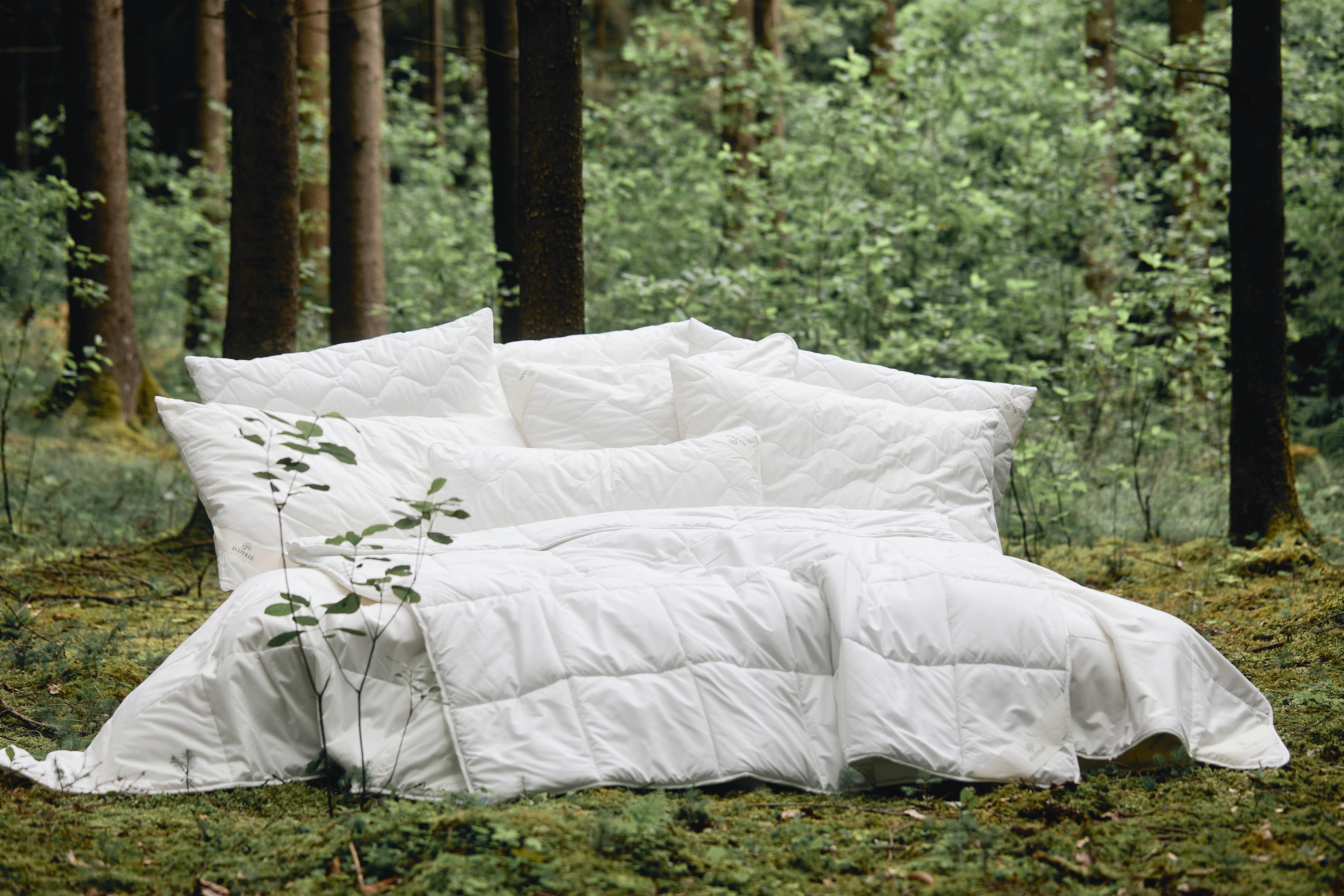 Kopfpolster Green Concept in Weiß ca. 80x80cm - Weiß, MODERN, Textil (80/80cm) - ecoTree
