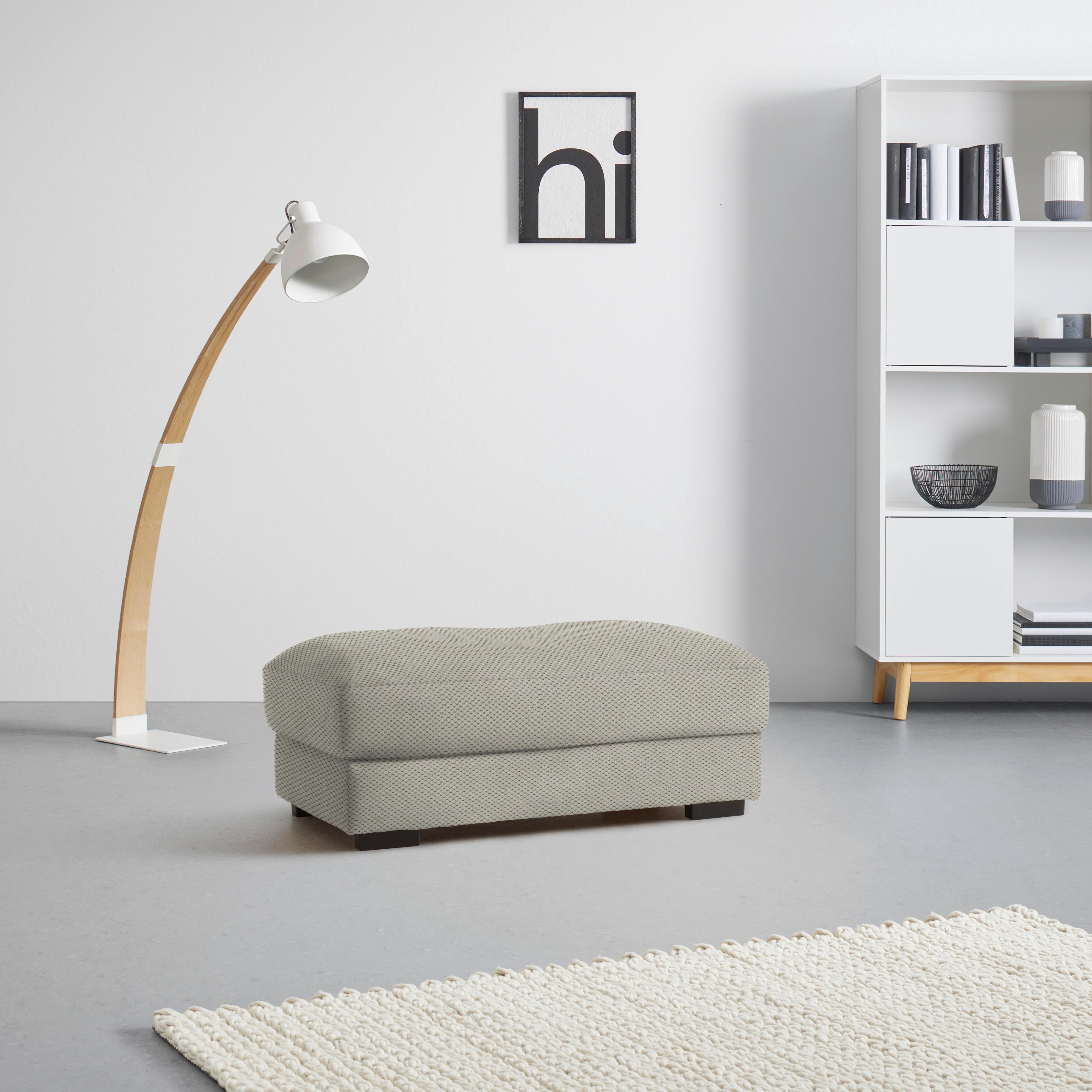 Hocker Pedro Taupe - Taupe, MODERN, Textil (60/46/110cm) - Mömax