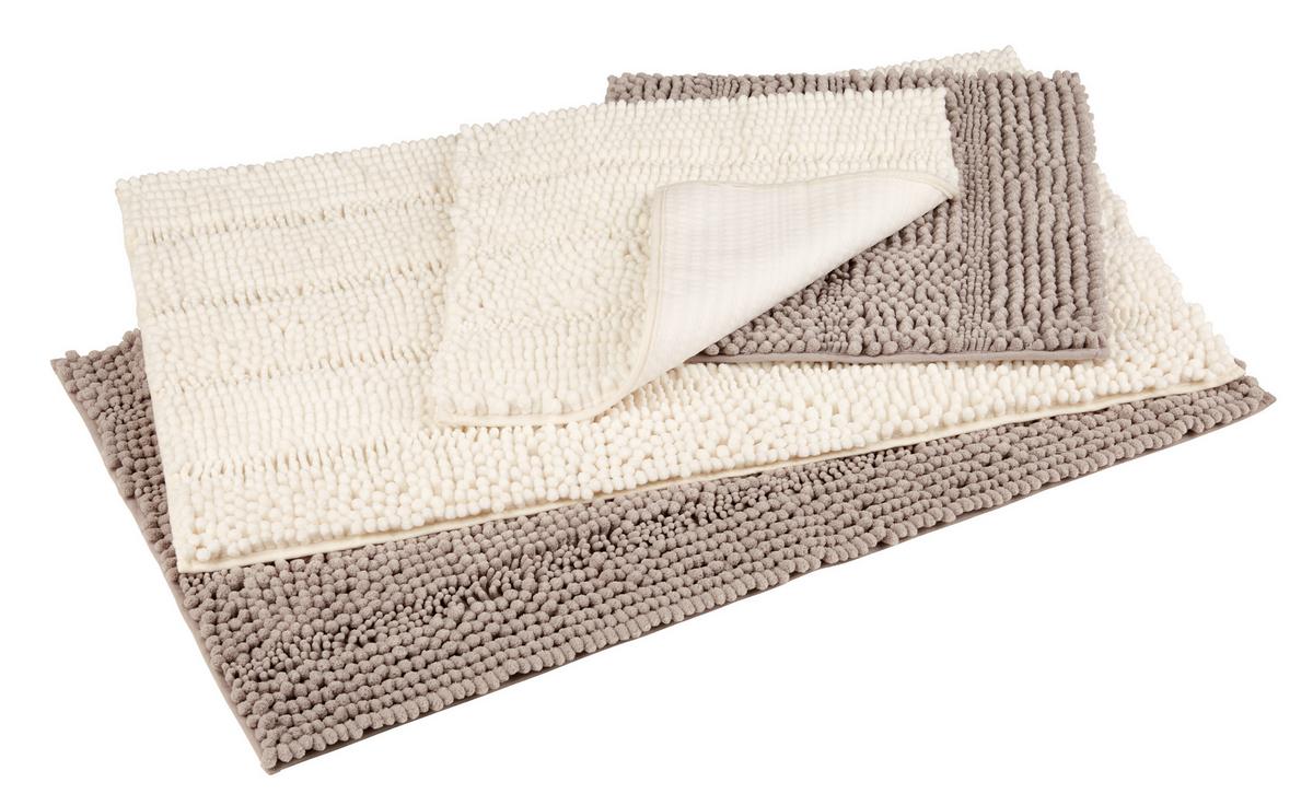 Badematte Uwe Grau 50x50cm - Grau, Textil (50/50cm) - Modern Living