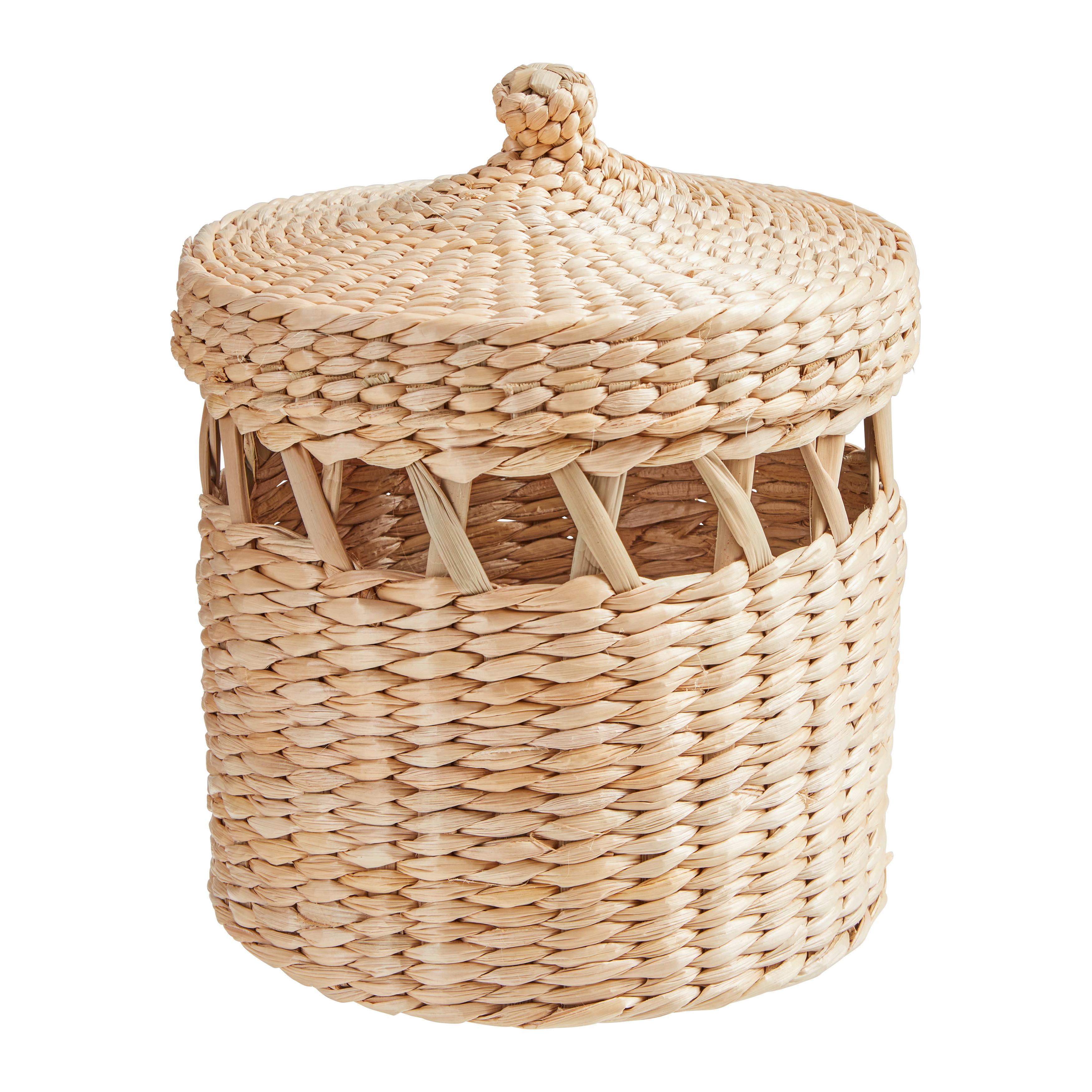 Košara Leila - naravne barve, Konvencionalno, naravni materiali (16/20cm) - Modern Living
